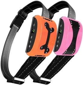 img 4 attached to 2 Pack Rechargeable Bark Collar - Electric Collar with Shock/Vibration/Beep - Anti Bark Training Collar for Small/Medium/Large Dogs