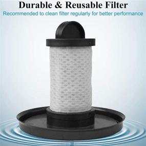 img 3 attached to 🧹 4 Pack Filters & Brushes for Shark LZ600, LZ601, LZ602 UpLight Vacuum Cleaner – Compatible with XFFLZ600 & XHFFC600