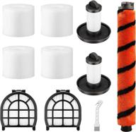 🧹 4 pack filters & brushes for shark lz600, lz601, lz602 uplight vacuum cleaner – compatible with xfflz600 & xhffc600 логотип