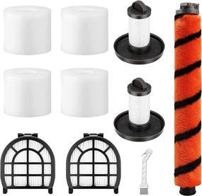 img 4 attached to 🧹 4 Pack Filters & Brushes for Shark LZ600, LZ601, LZ602 UpLight Vacuum Cleaner – Compatible with XFFLZ600 & XHFFC600