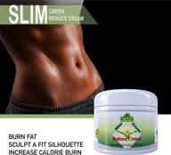 🌿 premium slim green reduce cream by alfa vitamins - effective weight loss & fat burning support for men & women - non-staining & non-greasy formula - organic natural ingredients - made in usa - 4 oz logo