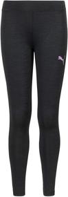 img 3 attached to 👧 PUMA Black Leggings for Girls - Size L in Girls' Clothing