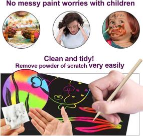 img 3 attached to 🎨 Pigipigi Scratch Paper for Kids: Artistic Fun and Creativity