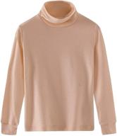 👚 stylish spring gege midweight turtleneck pullover for girls: clothing, tops, tees & blouses logo