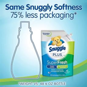 img 2 attached to Snuggle SuperFresh Original Liquid Fabric Softener Easy-Pouch - 48oz (3 Count) for 135 Total Loads