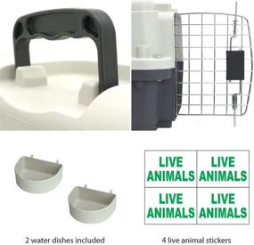 img 1 attached to SportPet Designs Plastic Kennels Rolling Small Animals