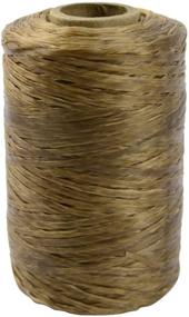 img 1 attached to Artificial Deer Sinew Craft Thread Spool - Waxed Beading Poly Thread with Natural Wax Sinue by Treasure Gurus