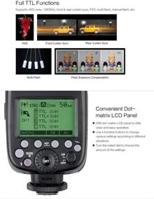 img 1 attached to Godox Thinklite TT685S TTL 2.4GHz GN60 HSS 1/8000s Wireless Master/Slave Camera Flash Speedlite for Sony Cameras + 4AA Batteries & Charger