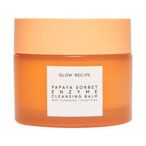 img 4 attached to 🥭 Масло для очищения Glow Recipe с папайей и сорбетом - глубокое очищение и средство для снятия макияжа для сияющей кожи