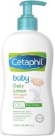 👶 cetaphil baby daily lotion: nourishing organic calendula & vitamin e formula, 13.5 fl. oz logo