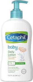 img 4 attached to 👶 Cetaphil Baby Daily Lotion: Nourishing Organic Calendula & Vitamin E Formula, 13.5 Fl. Oz