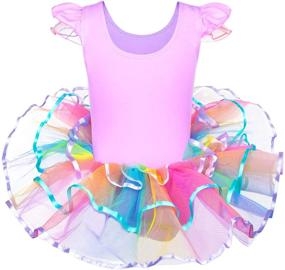 img 3 attached to 🤸 XFGIRLS Gymnastics Camisole Leotard for Toddler Girls' - Enhanced Clothing for Better Performance