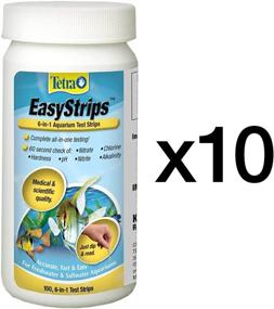 img 2 attached to Tetra 1000 Count EasyStrips - 6-in-1 Test Strips (10 Packets with 100 Count Bottles)