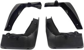 img 3 attached to A-Premium Splash Guards Mud Flaps - BMW E84 X1 2011-2015 Front & Rear (4-PC Set) Replacement