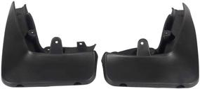 img 1 attached to A-Premium Splash Guards Mud Flaps - BMW E84 X1 2011-2015 Front & Rear (4-PC Set) Replacement