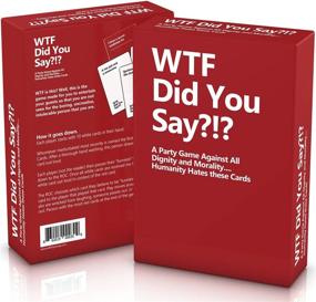 img 3 attached to 🎉 Outrageously Fun Party Game: WTF Did You Say? Full XL Set of 594 Cards - No Boundaries!