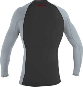 img 3 attached to 🏄 O'Neill Wetsuits Premium Skins UPF 50+ Long Sleeve Rash Guard for Men