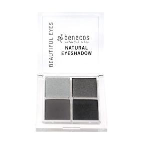 img 2 attached to 🎨 Benecos Smokey Eyes Quattro Eyeshadow Palette - Long-Lasting Matte & Shimmering Natural Eye Shadow Makeup, Smudge-Free Formula