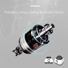 img 1 attached to 🔬 Lab Mini Vortex Mixer with Touch Function, Variable Speed Shaker: 0-3000RPM