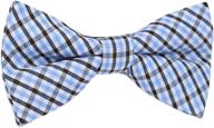 striped blue pre tied 🎀 bowtie, ideal accessory for boys' celebrations logo