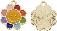 enamel flower jewelry decoration children logo