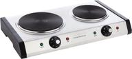 🔥 cuisinart cast-iron double burner - 11.5"(l) x 19.5"(w) x 2.5"(h) - silver: premium cooktop for efficient cooking логотип