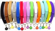 🐶 enhance puppy safety with honbay's 15pcs adjustable whelping id bands collars – complete with bell for newborn pets logo