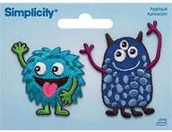 simplicity fun monsters iron patches logo