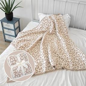 img 1 attached to 🐆 Hewolf Fuzzy Throw Blanket: Ultra-Soft Leopard Fleece for Cozy Couch and Bed - 50 x 60 inch Warm and Comforting Blanket