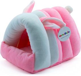 img 4 attached to 🐹 VENZOULO Hamster Bed: Cozy Cave for Syrian Hamsters, Guinea Pigs, Chinchillas, Ferrets, Rats, Sugar Gliders - Warm and Comfortable Sleeping Solution