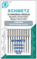 🪡 schmetz chrome universal sewing machine needles size 70/10 - pack of 10 logo