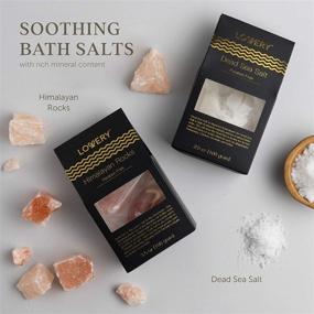 img 1 attached to 🎁 Ultimate Dead Sea Minerals Spa Gift Box for Women & Men - Indulge in a Luxurious Self Care Kit with Pink Himalayan Rocks, Dead Sea Bath Salt, Body Salt Scrub, Mud Mask - Perfect Birthday, Holiday, Anniversary Handmade Gift for Her