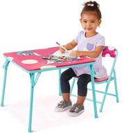 minnie jr activity table set: featuring one chair for fun and learning logo