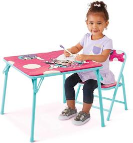 img 4 attached to Minnie Jr Activity Table Set: Featuring One Chair for Fun and Learning