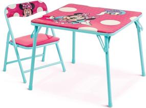 img 2 attached to Minnie Jr Activity Table Set: Featuring One Chair for Fun and Learning