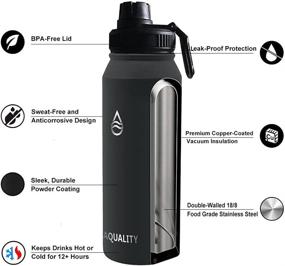 img 2 attached to AQUALITY Reusable Bottle Insulated Stainless