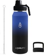 aquality reusable bottle insulated stainless logo