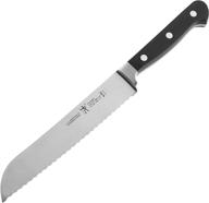 henckels classic bread and cake knife: 7 inch, black/stainless steel slice through perfection logo