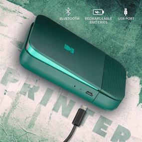 img 3 attached to KODAK Smile: мгновенный цифровой Bluetooth-принтер для iPhone и Android - Редактируйте, печатайте и делитесь фотографиями 2x3 Zink с помощью приложения Smile (зеленый)