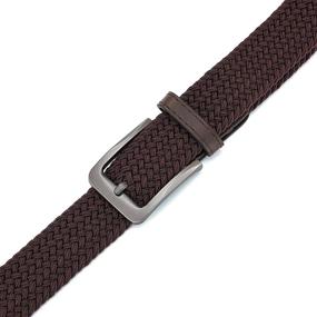 img 1 attached to 👔 Stylish and Versatile: Gallery Seven Woven Elastic Braided Men's Accessories and Belts