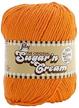 sugarn cream yarn solids hot orange logo