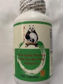 img 3 attached to 🌙 Суань Цао Рэнь Танг от Байсао: Откройте силу кислых сочных формул с 100 овальными таблетками.