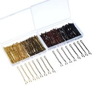 💖 hicarer 200 pieces multi-colored bobby pins hair clips in transparent boxes for optimal style and convenience for girls and women logo