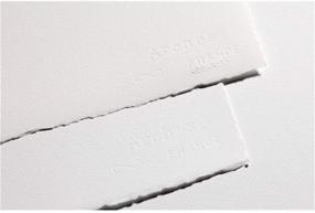 img 3 attached to 🎨 Блок акварельной бумаги Arches - гладкая поверхность - 7" x 10" - 140 фунтов - двойной набор