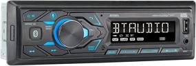 img 4 attached to 🚗 JENSEN MPR210 7-Character LCD Multimedia Single DIN Car Stereo Receiver with Push to Talk Assistant, Bluetooth Hands-Free Calling, AM/FM Radio, USB Fast Charging - No CD Player