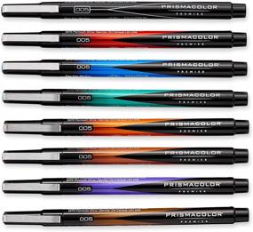 img 3 attached to 🖌️ Prismacolor Premier Fine Line Illustration Markers, 005 Extra Fine Tip, Assorted Colors, 8-Count - Perfect for Detail-Oriented Artwork