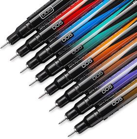 img 1 attached to 🖌️ Prismacolor Premier Fine Line Illustration Markers, 005 Extra Fine Tip, Assorted Colors, 8-Count - Perfect for Detail-Oriented Artwork