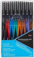 🖌️ prismacolor premier fine line illustration markers, 005 extra fine tip, assorted colors, 8-count - perfect for detail-oriented artwork logo