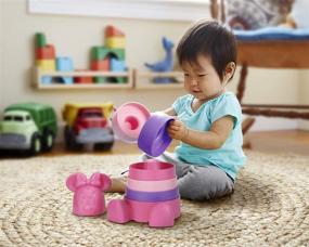 img 1 attached to 🧸 Disney Baby Exclusive - Minnie Mouse Stacker by Green Toys: Optimize Your Search