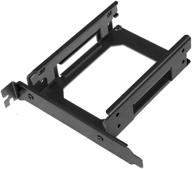 pci hard drive bracket - dual ssd mounting bracket for 🔧 2.5-inch drives, compatible with all types, ideal for 3.5-inch internal drive bays logo